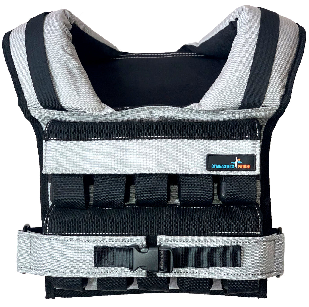 Gymnastics Power Weighted Vest Removable Adjustable Iron Weights For Crossfit Calisthenics and Fitness Home Workout Gymnastics power